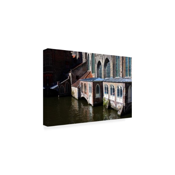 DANE 'Brugge Canal' Canvas Art,12x19